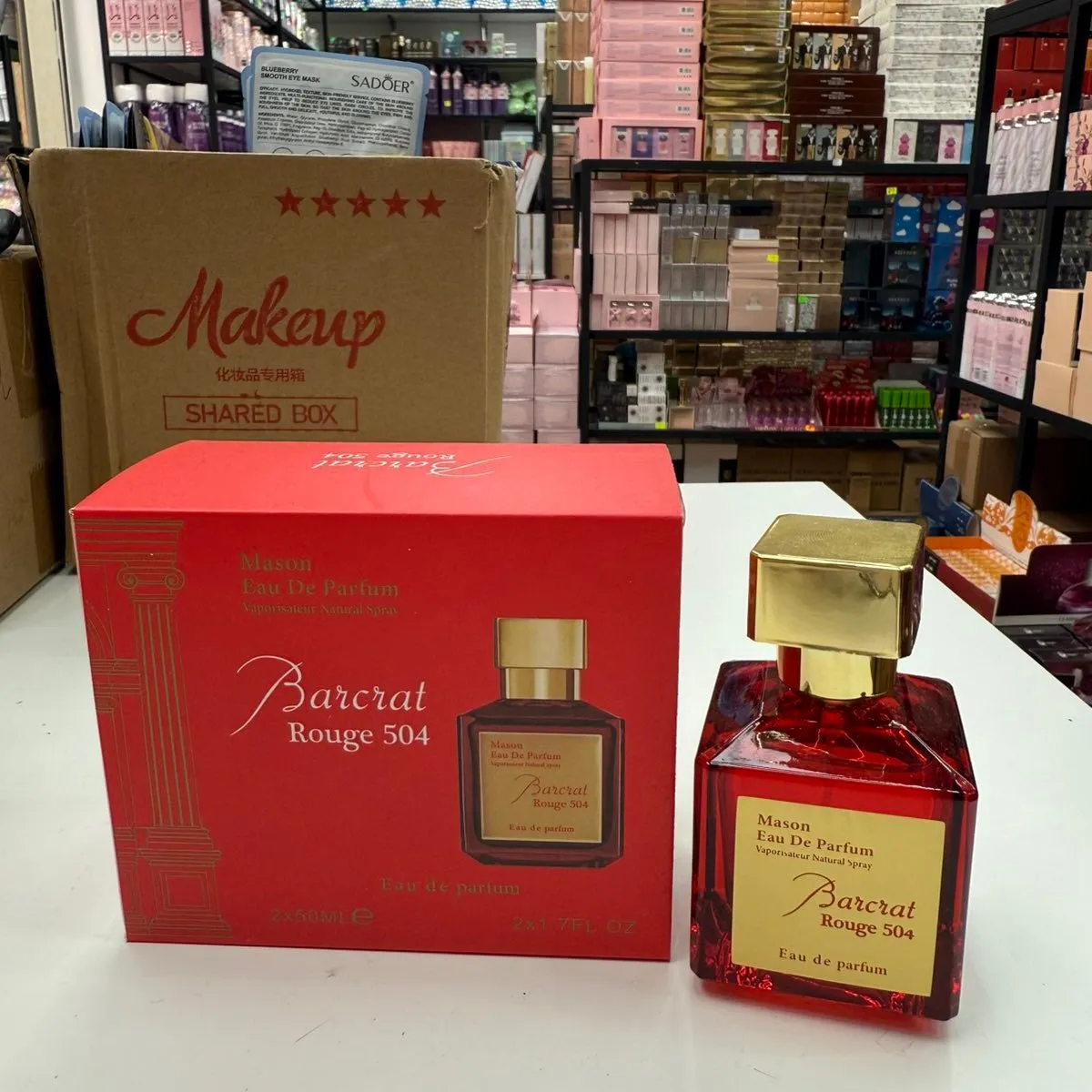 Zestaw Perfum Barcell Rouge 504 2x50ml