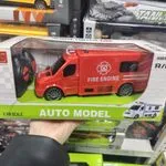 Sterowany model auta straży pożarnej 1:18 RC