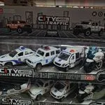 Zestaw City Traffic 4PCS modele samochodów policyjnych i ratunkowych