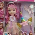 Lalka Lovely Girl z muzyką, tiarą i akcesoriami