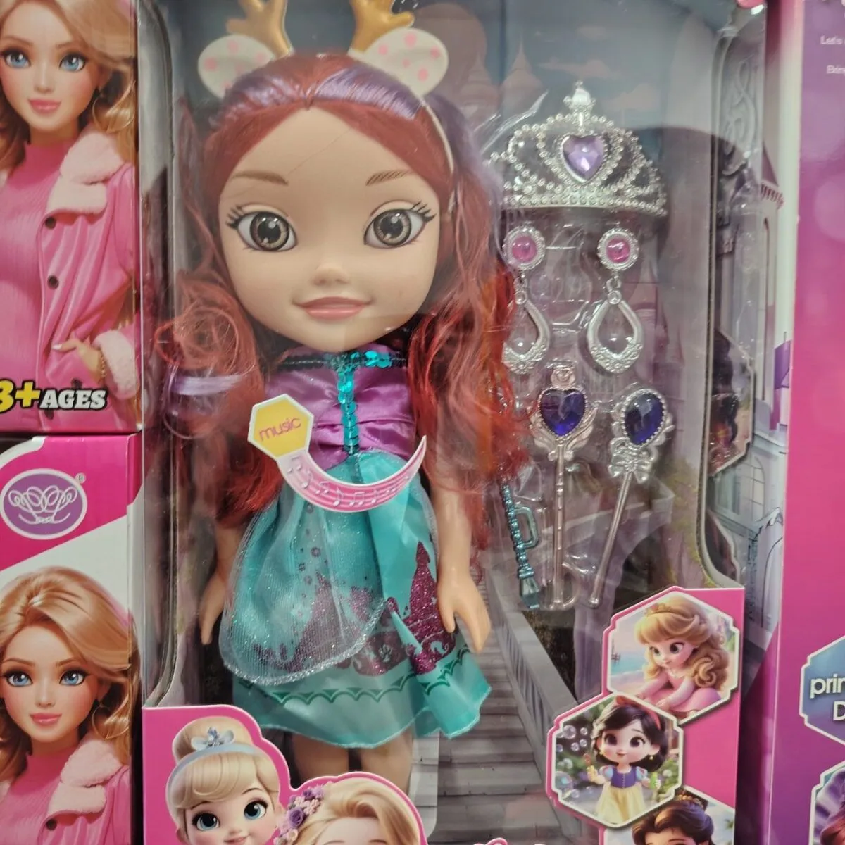 Lalka My Princess z rogami i tiarą 3+ lat