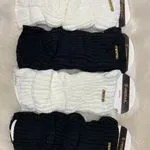 Skarpetki Damskie Leg Warmers BIAŁE/CZERNE