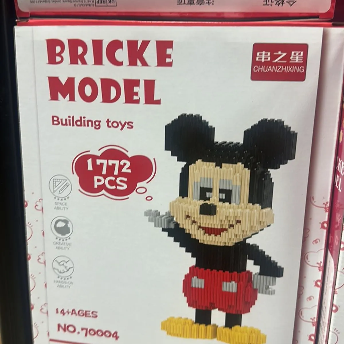 Klocki Brick Model Mickey Mouse 1772 PCS 14+