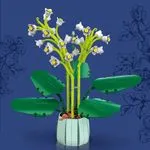 Klocki Kwiaty - orchidea w doniczce