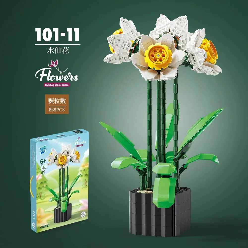 Klocki Kwiaty Daffodil 101-11 388 pcs