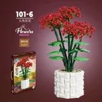 Klocki Kwiaty Czerwone 101-6 296PCS