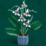 Klocki konstrukcyjne Kwiaty orchidea w doniczce