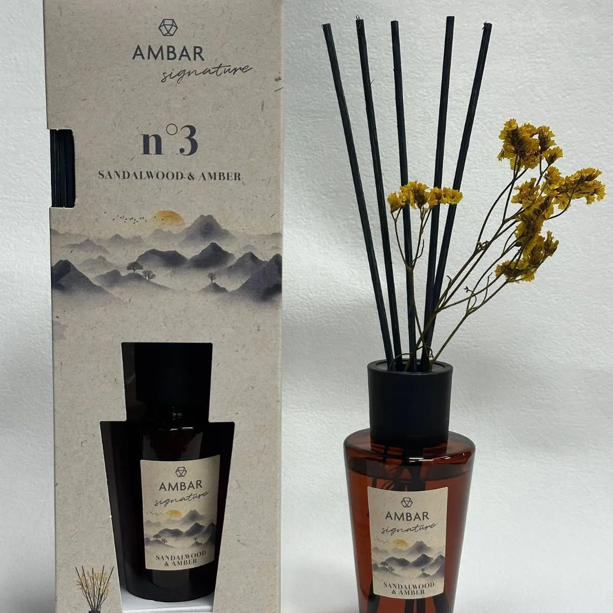 Dyfuzor zapachowy Ambar Signature n°3 Sandalwood & Amber 85ml