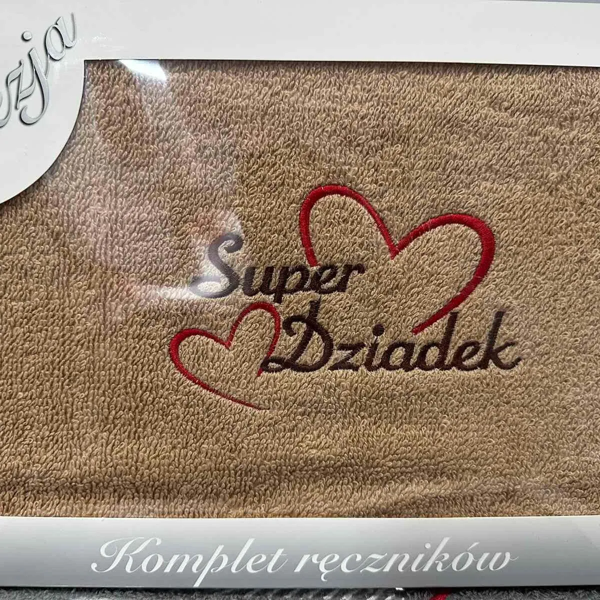 Ręczniki Bawełniane na Dzień Babci & Dziadka 70/140