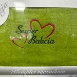 Komplet Ręczników Bawełnianych Super Babcia 70/140