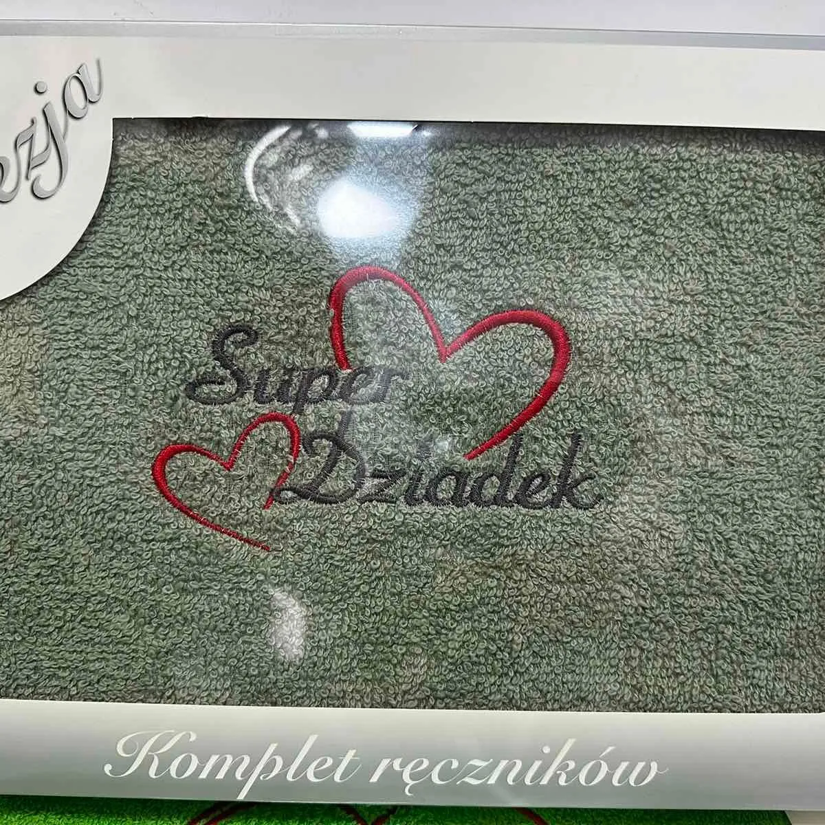 Ręczniki Bawełniane na Dzień Babci & Dziadka 70/140