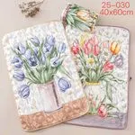 Ścierki Mikrofibra 40x60cm z Wzorem Tulipanów