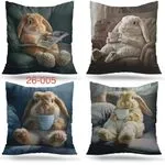 Poszewki Dwustronne Wielkanoc Króliki 40/40