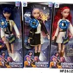 Zestaw 3 lalek Fashion Girls HF2612M z gitarami