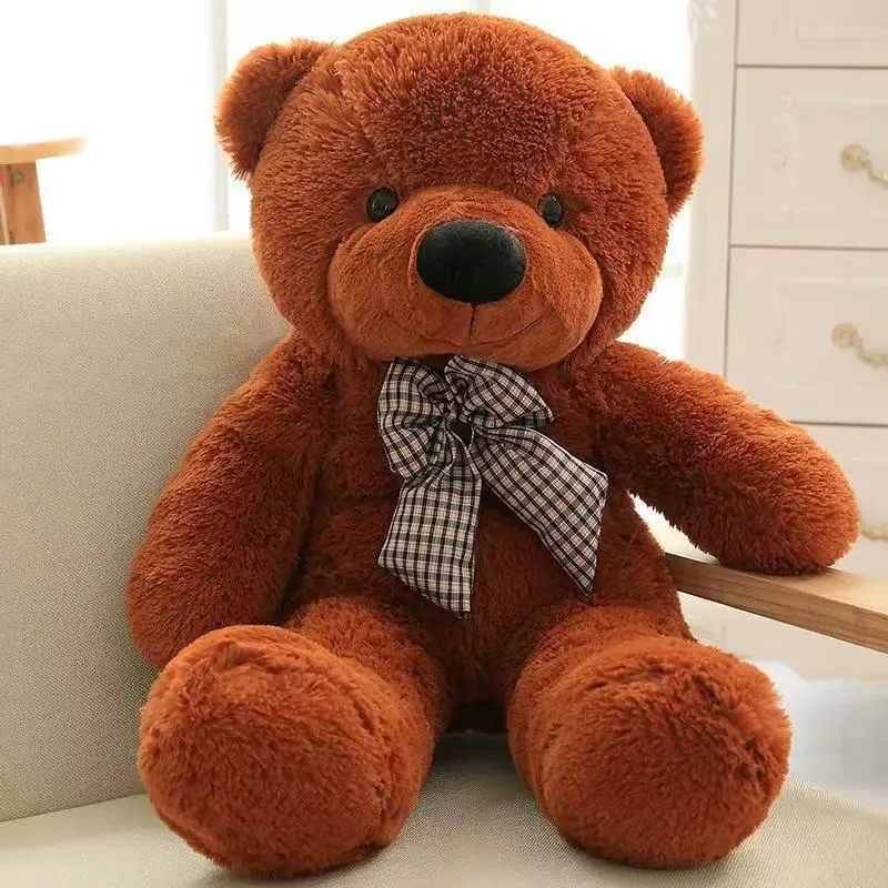 Maskotka Pluszowa Miś 80cm Brązowy z Kokardą