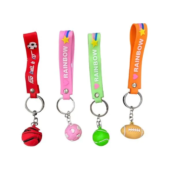 Brelok do Kluczy Sportowe Piłki 4 Kolory