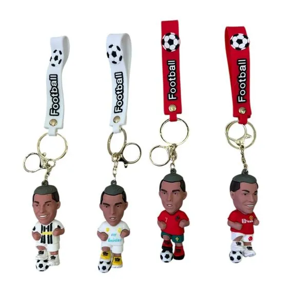 Brelok Zabawkowy Cristiano Ronaldo 4 wzory piłkarskie