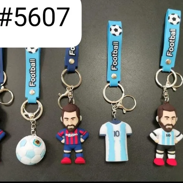 Brelok do kluczy z figurkami piłkarza #5607