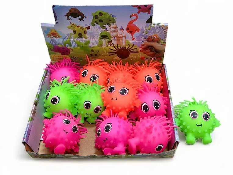 Gniotki Squeeze Toys Antystresowe Wielokolorowe 12 szt