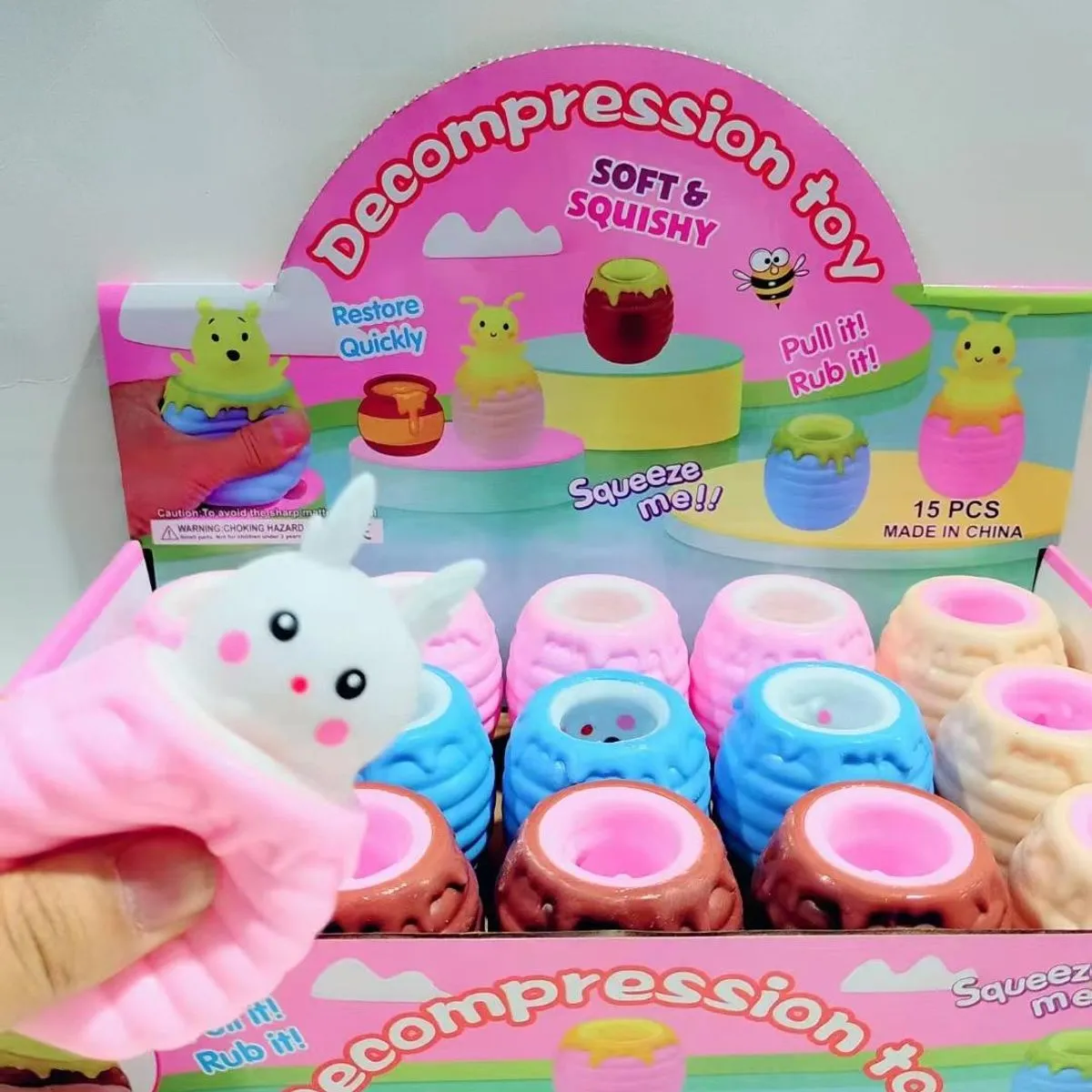 Gniotki Squeeze Toys Decompression Toy - zestaw 12 szt