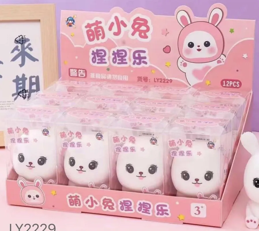 Gniotki Antystresowe Królik LY2229 Squeeze Toys 12szt
