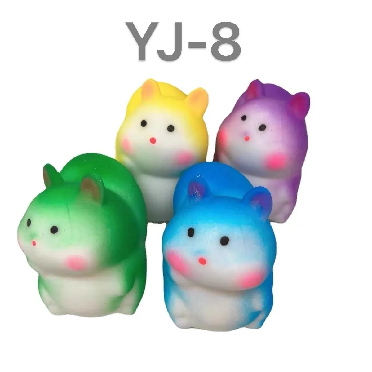 Gniotki Squeeze Toys Hamtaro YYJ-8, 4 kolory