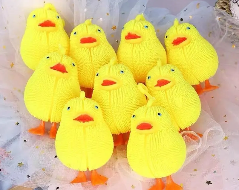 Żółte pisklęta gniotki squeeze toys antyestresowe