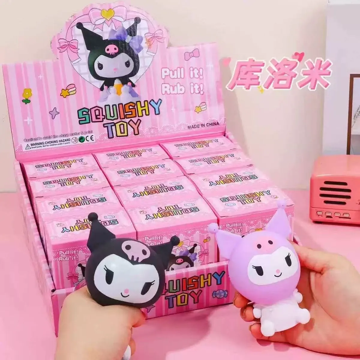 Gniotki Squishy Toy Kuromi i My Melody 12 szt