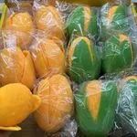 Gniotki Squeeze Toys kukurydza pomarańczowa i zielona