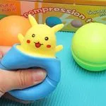 Gniotki Squeeze Toys Pikachu + piłki antystresowe