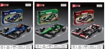 Zestaw klocków konstrukcyjnych Samochód wyścigowy 300326-50