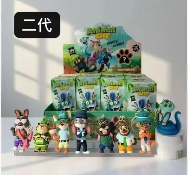 Zabawki Unboxing Animal City Zootopia Breлоки Figurki