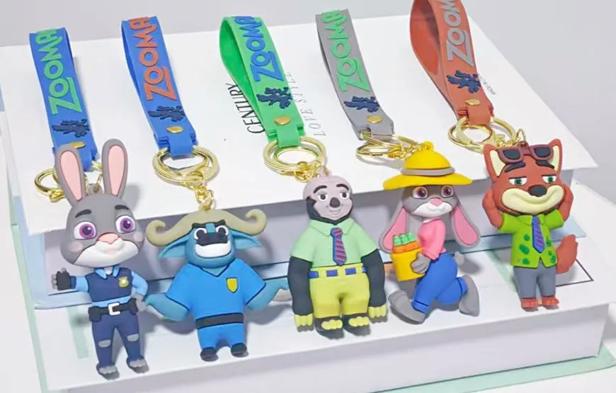 Brelok do Kluczy Zootopia Postacie Zootropolis