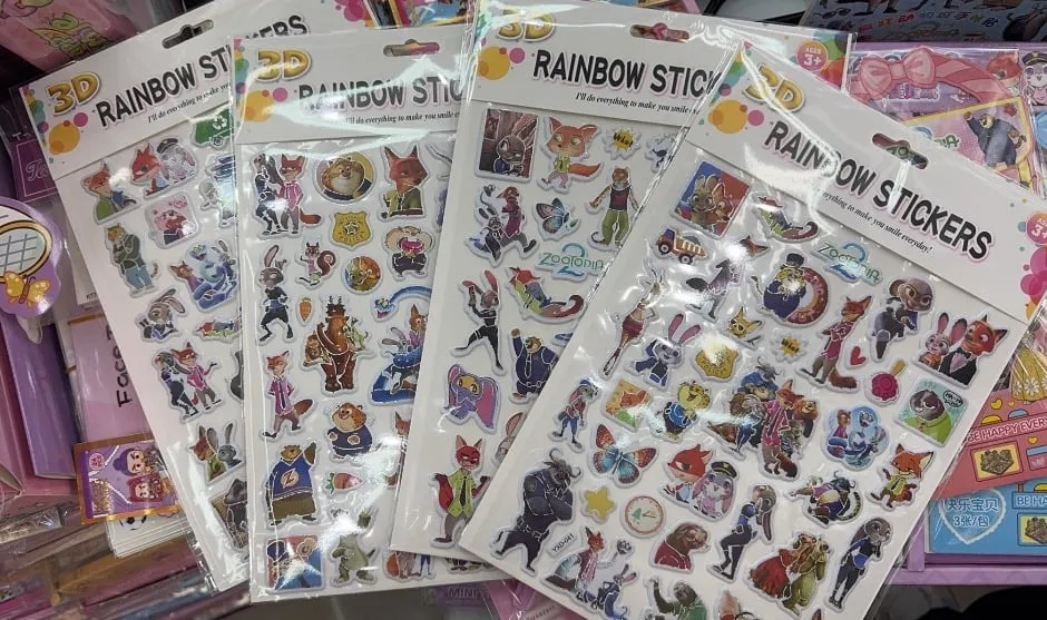 Naklejki Rainbow Stickers 3D Zootopia