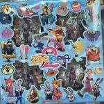 Naklejki Zootopia 100 szt. w opakowaniu
