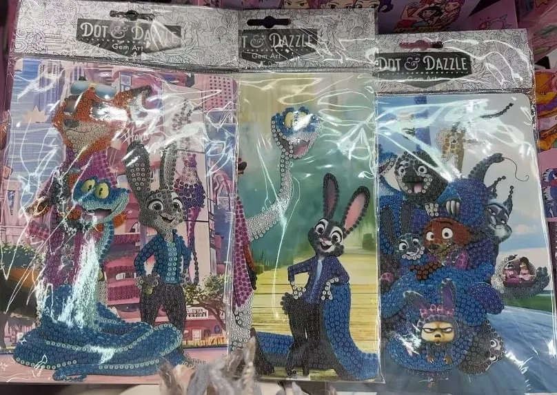 Zestaw Zestaw Dot a Dazzle 3D Zootopia Diamentowa Mozaika