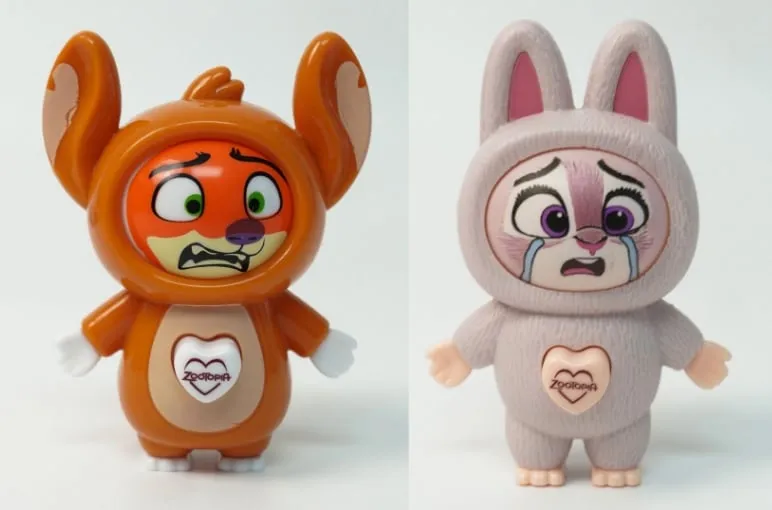 Zabawki Figurki Zootopia Nick Wilde Judy Hopps