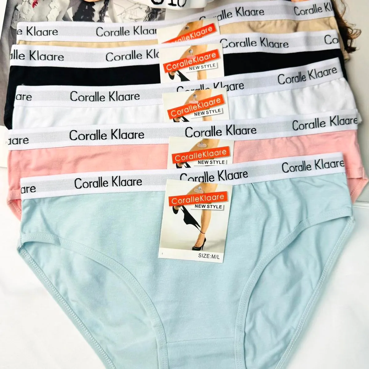 Majtki damskie Coralle Klaare bawełniane M/L/XL