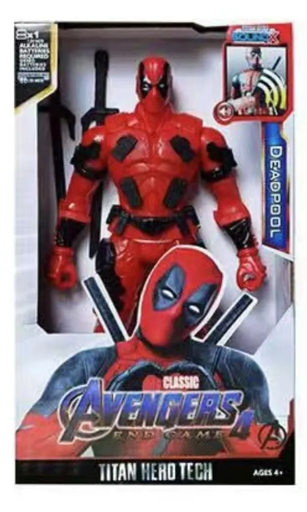 Figurka Avengers Deadpool Titan Hero Tech z Dźwiękiem