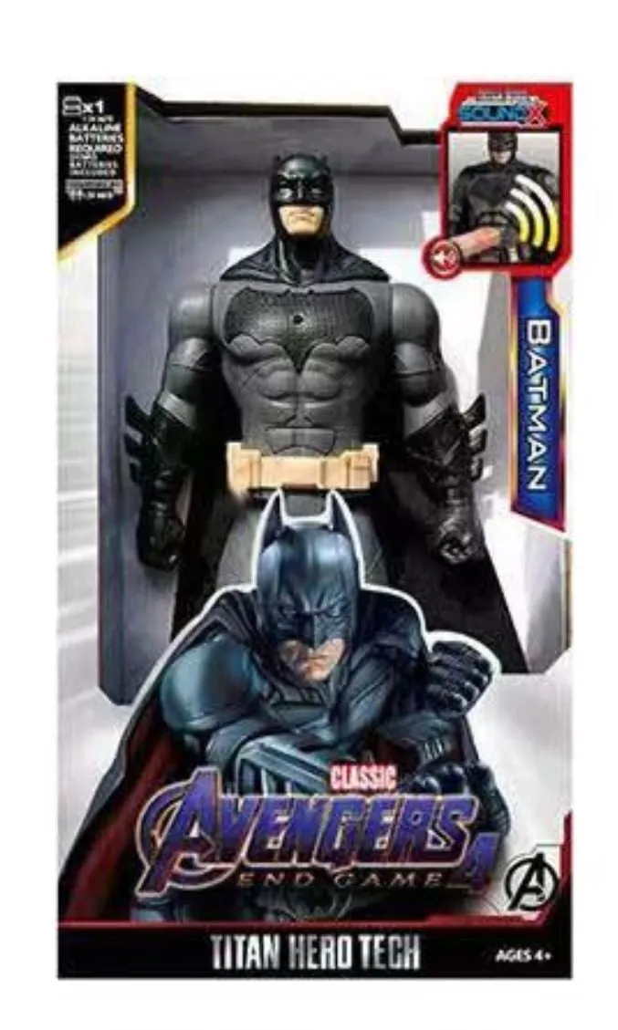 Figurki Avengers Batman Titan Hero Tech z dźwiękiem 6 szt.