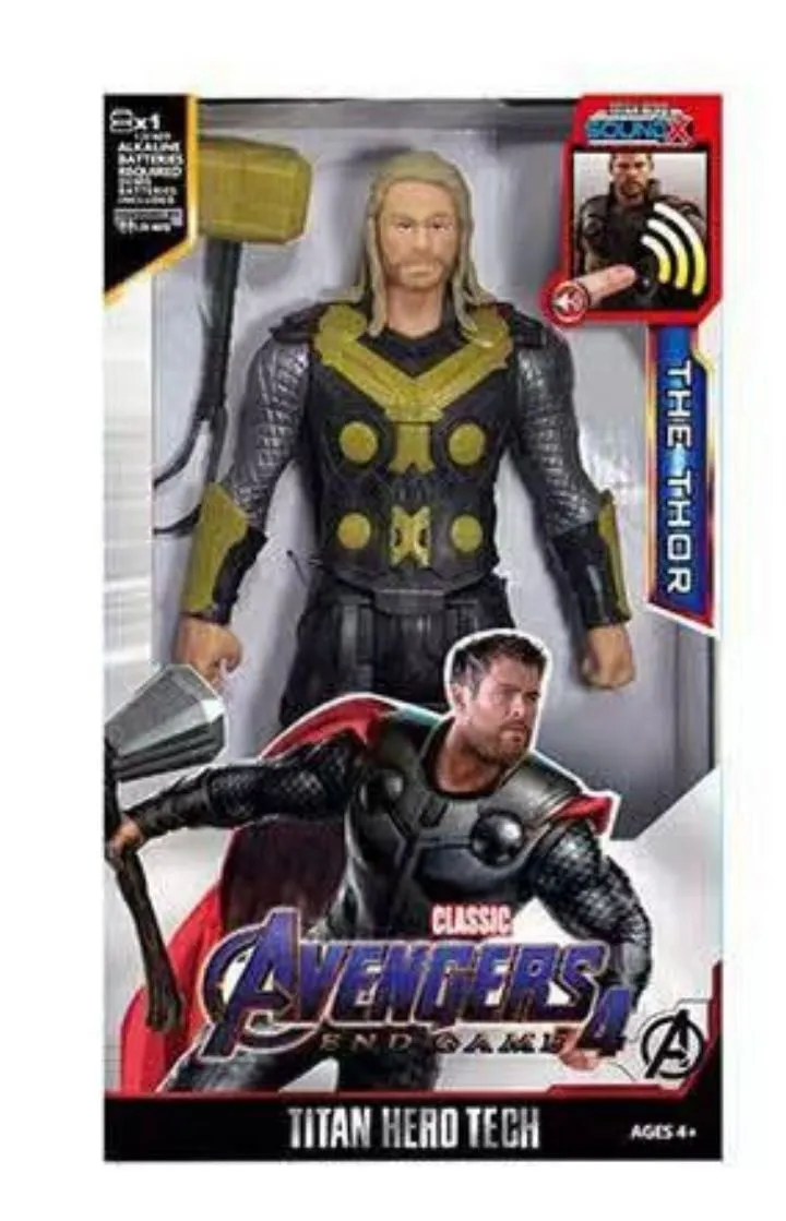Figurki Avengers Thor Titan Hero Tech Sound FX - 6 szt.