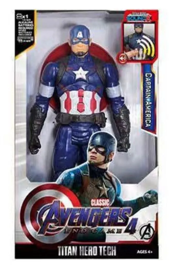 Figurka Avengers Captain America Titan Hero Tech z dźwiękiem