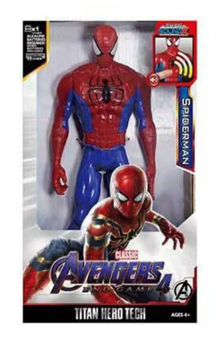 Figurki Avengers Spider-Man Titan Hero Tech z dźwiękiem