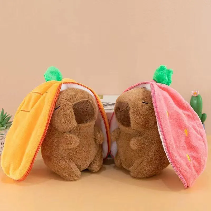 Maskotka Pluszowa Kapibara w Owocu 25cm - Mix Wzorów