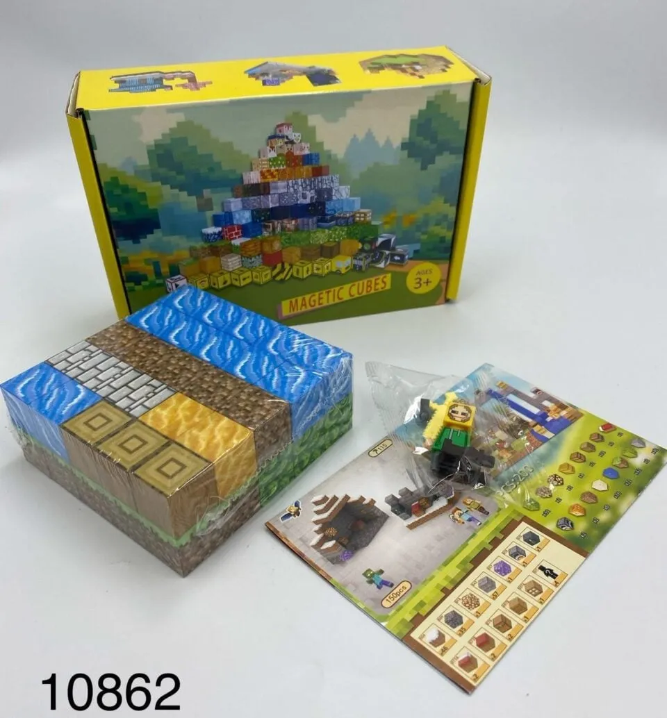 Magnetic Cubes - Kostki Magnetyczne Pixelowe Zestaw Konstrukcyjny