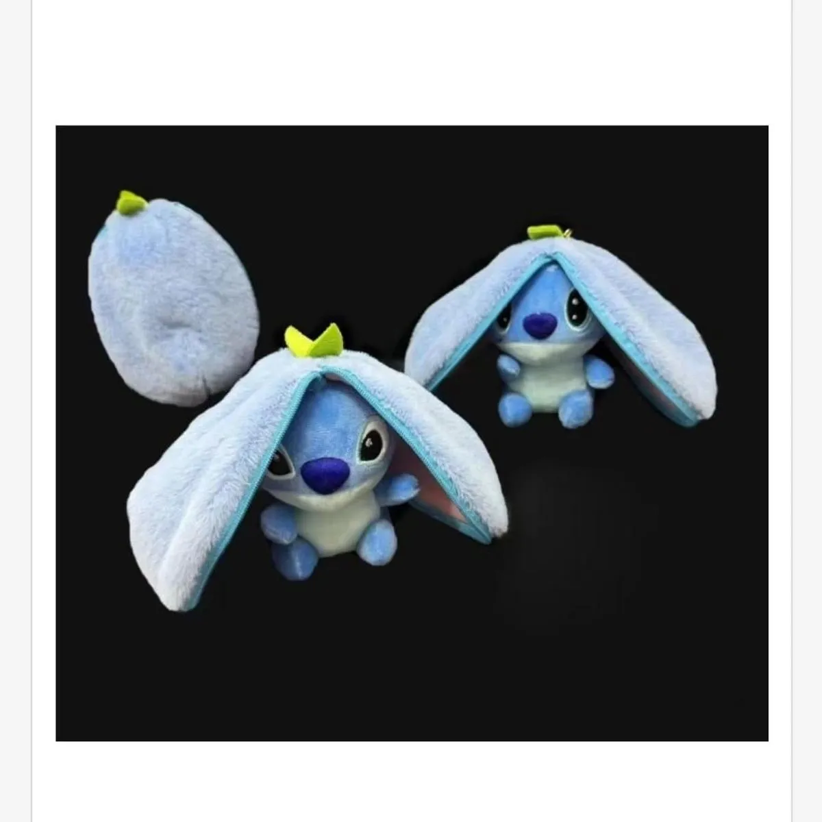 Maskotka Brelok Stitch w Zapinanym Jajku Pluszowy 12 szt.