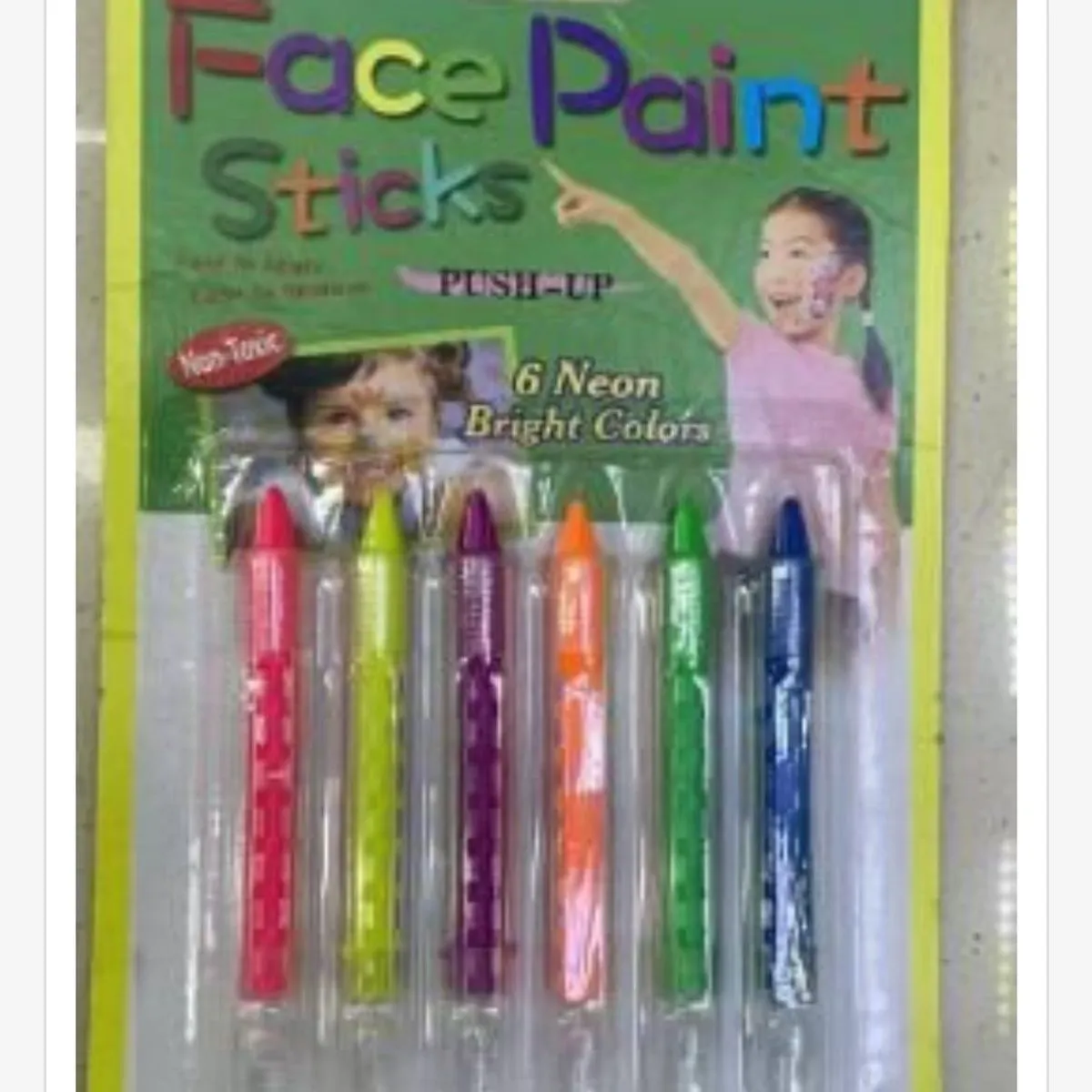 Face Paint Sticks Kredki do twarzy 6 neonowych kolorów