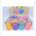 Zabawki Squeeze Toys Gniotki Zwierzątka z Brokatem 12 szt.