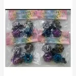 Zabawki Squeeze Toys Pinch Family Łapki z Brokatem 16 szt.