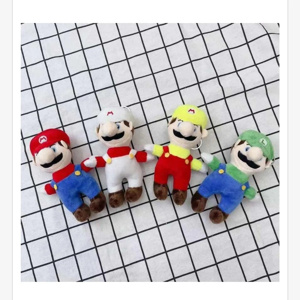 Maskotka Brelok Super Mario Mix Kolorów Pluszowy 12szt